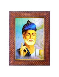 Swami Dayananda Photo Frame 21X25 Inch Religious Wall & Table Decor Frame | Swami Dayananda Spiritual Photo Frame For Home, Temple & Office | Decorative Hindu God & Goddess Frame (Pack Of 1) (F184