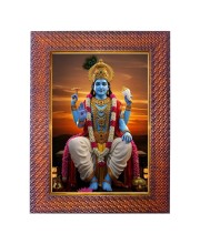 Lord Surya Dev Photo Frame 13X17 Inch Religious Wall & Table Decor Frame | Lord Surya Dev Spiritual Photo Frame For Home, Temple & Office | Decorative Hindu God & Goddess Frame (Pack Of 1) (F18112