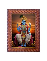 Lord Surya Dev Photo Frame 15X19 Inch Religious Wall & Table Decor Frame | Lord Surya Dev Spiritual Photo Frame For Home, Temple & Office | Decorative Hindu God & Goddess Frame (Pack Of 1) (F18112