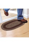 Home Beautiful Brown Cotton Door Mat