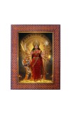 Mata Saraswati Photo Frame 21X25 Inch Religious Wall & Table Decor Frame | Mata Saraswati Spiritual Photo Frame For Home, Temple & Office (F18130X21X25)