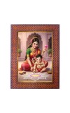 Mata Parvati Lord Shiva Photo Frame 21X25 Inch Religious Wall & Table Decor Frame (F18148X21X25)