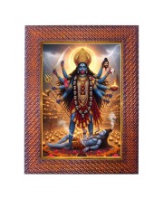 Maa Shyama Devi Photo Frame 13X17 Inch Religious Wall & Table Decor Frame | Maa Shyama Devi Spiritual Photo Frame For Home, Temple & Office | Decorative Hindu God & Goddess Frame (Pack Of 1) (F183