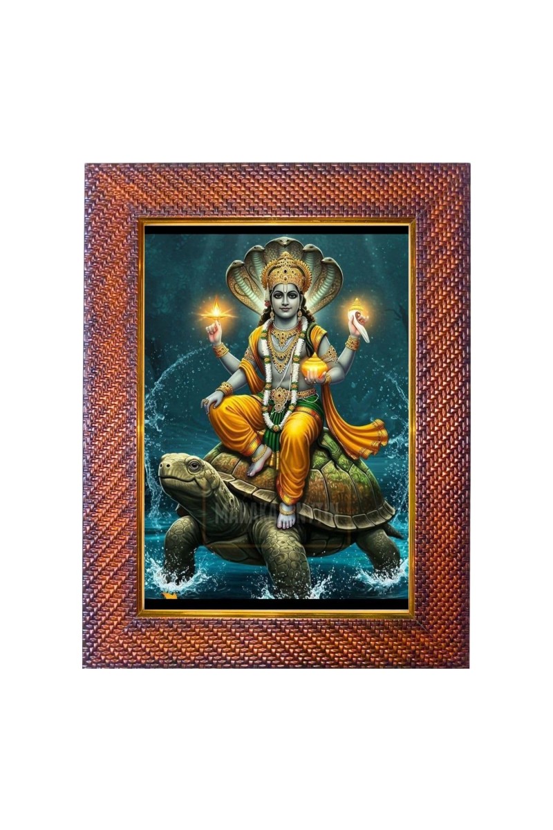 Mata Durga Photo Frame Religious Wall & Table Decor Frame | Mata Durga Spiritual Photo Frame For Home, Temple & Office | Decorative Hindu God & Goddess Frame (Pack Of 1) (F18380)