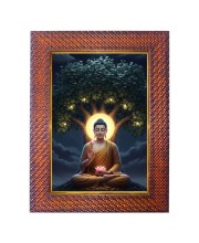 Gautama Budhha Photo Frame 13X17 Inch Religious Wall & Table Decor Frame | Gautama Budhha Spiritual Photo Frame For Home, Temple & Office (F18198X13X17)