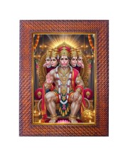 Lord Krishna Photo Frame 19X23 Inch Religious Wall & Table Decor Frame | Lord Krishna Spiritual Photo Frame For Home, Temple & Office | Decorative Hindu God & Goddess Frame (Pack Of 1) (F18094)