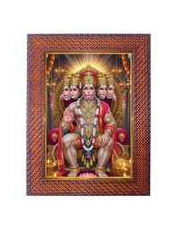Lord Krishna Photo Frame 15X19 Inch Religious Wall & Table Decor Frame | Lord Krishna Spiritual Photo Frame For Home, Temple & Office | Decorative Hindu God & Goddess Frame (Pack Of 1) (F18094)