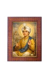 Baba Wadbhag Singh Ji Photo Frame 21X25 Inch Religious Wall & Table Decor Frame | Baba Wadbhag Singh Ji Spiritual Photo Frame For Home, Temple & Office | Decorative Hindu God & Goddess Frame (Pack