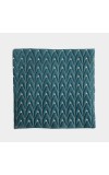 Home Beautiful Teal Blue Polyester Cushion Cover