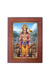 Lord Vishnu Photo Frame Religious Wall & Table Decor Frame | Lord Vishnu Spiritual Photo Frame For Home, Temple & Office | Decorative Hindu God & Goddess Frame (Pack Of 1) (F18376)