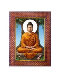 Lord SuryaDev Photo Frame 17X21 Inch Religious Wall & Table Decor Frame | Lord SuryaDev Spiritual Photo Frame For Home, Temple & Office | Decorative Hindu God & Goddess Frame (Pack Of 1) (F18204)