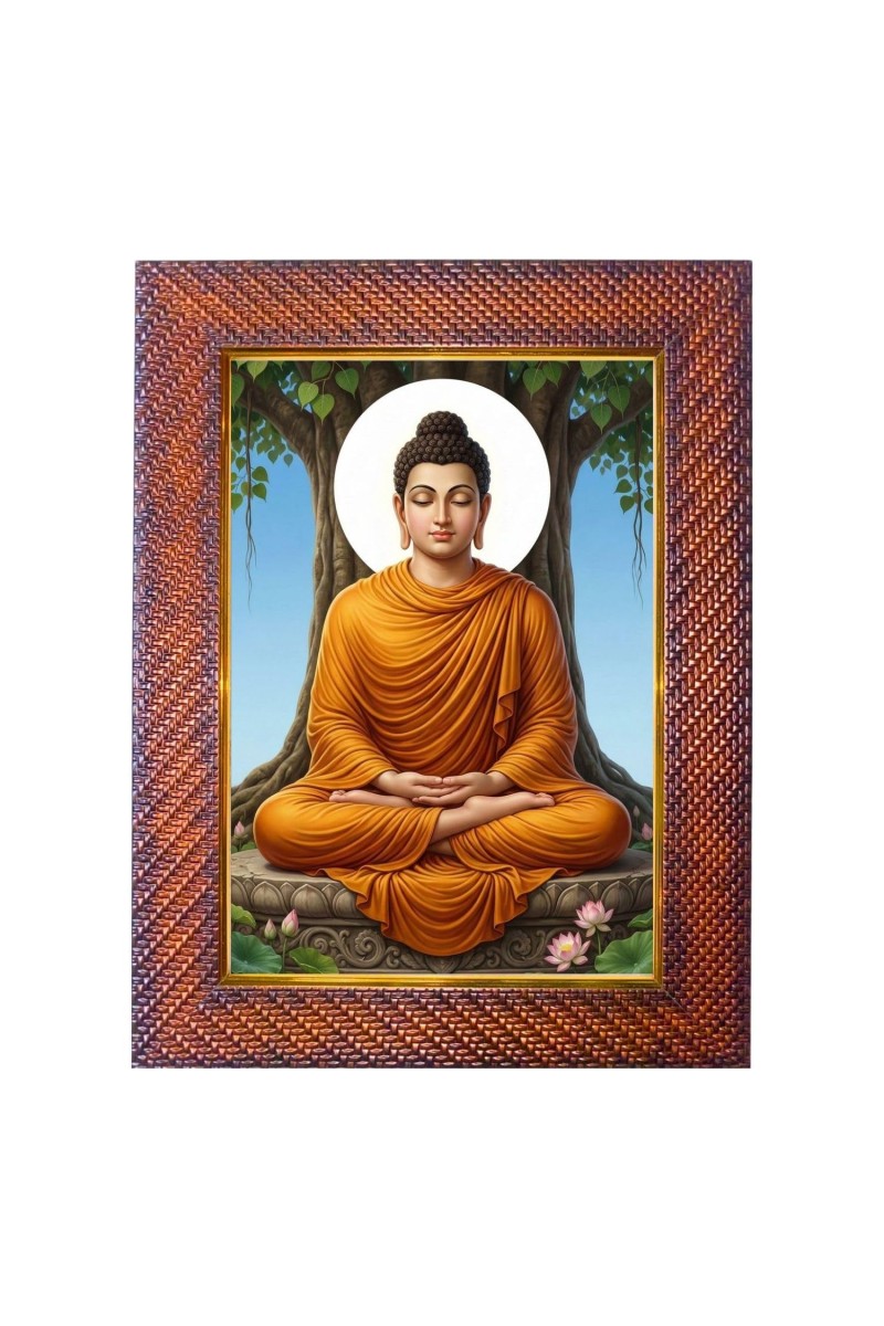 Lord SuryaDev Photo Frame Religious Wall & Table Decor Frame | Lord SuryaDev Spiritual Photo Frame For Home, Temple & Office | Decorative Hindu God & Goddess Frame (Pack Of 1) (F18204)