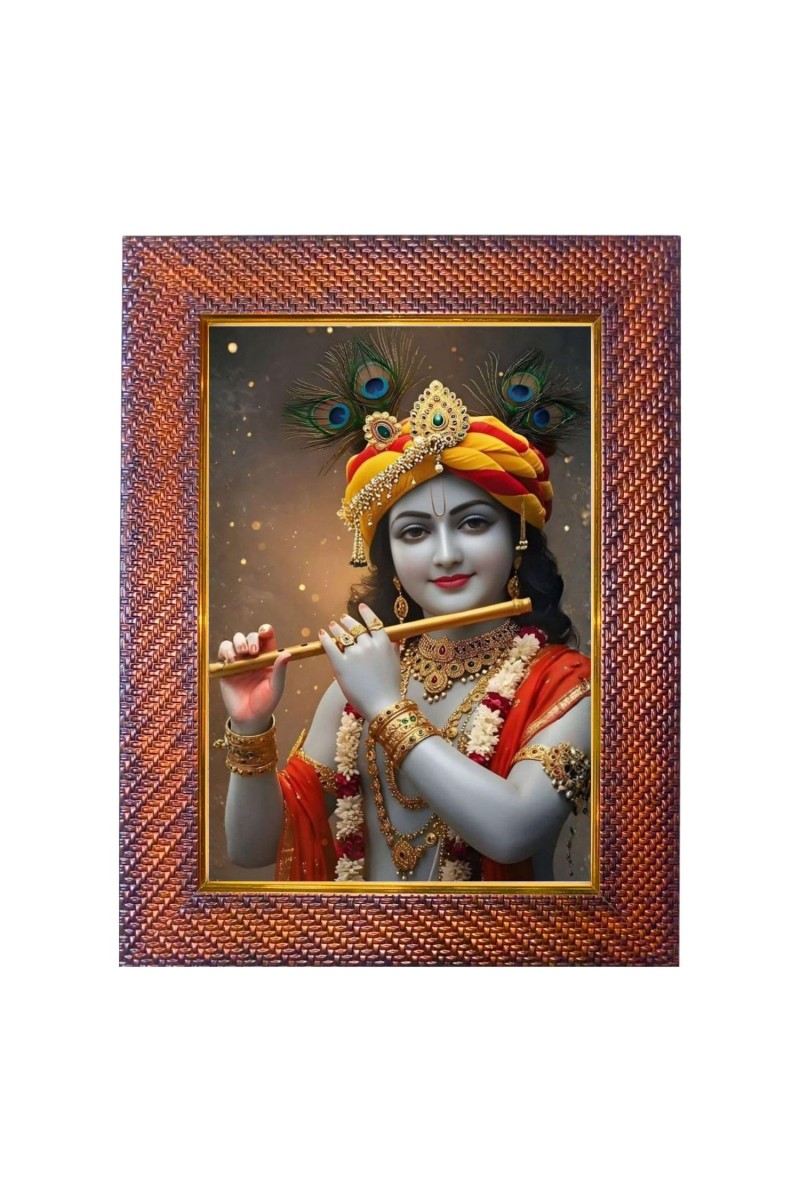Lord Ram Mata Sita Photo Frame 17X21 Inch Religious Wall & Table Decor Frame | Lord Ram Mata Sita Spiritual Photo Frame For Home, Temple & Office (F18089X17X21)