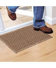 Home Beautiful Anti-Skid Beige Polypropylene Door Mat