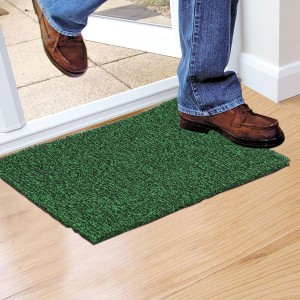 Home Beautiful Anti-Skid Green Polypropylene Door Mat Home Beautiful Anti-Skid Green Polypropylene Door Mat