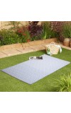 Home Beautiful Blue PVC Floor Mat
