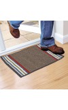 Home Beautiful Anti-Skid Grey Polypropylene Door Mat