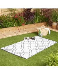 Home Beautiful White PVC Floor Mat