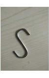 Stainless Steel S Shaped Hooks for Kitchen & Bathroom – Heavy Duty Rust Resistant Hanging Hooks for Utensils, Pots, Clothes & Accessories