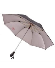 Hitech K.C.PAUL & SONS RAJ 2 Fold Black Polyester Men Umbrella