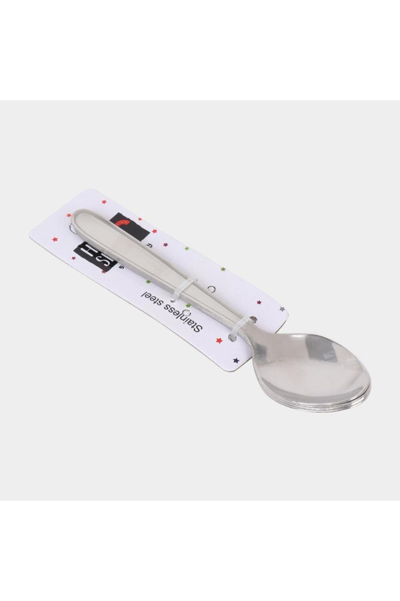 Stainless Steel Spoon, 6.3 in Length (Pack of 4)