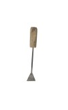 HI TECH Sales Wooden Handle Gardening Khurpi - Durable Hand Weeder for Soil Tilling, Weeding, and Digging,Comfortable Wooden Handle,Garden Tool for Vegetables, Flower Beds, and Lawn Care