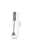 HI TECH Sales Wooden Handle Gardening Khurpi - Durable Hand Weeder for Soil Tilling, Weeding, and Digging,Comfortable Wooden Handle,Garden Tool for Vegetables, Flower Beds, and Lawn Care