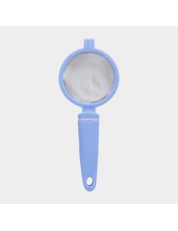 Plastic and Steel Tea Strainer, Plastic and Steel, 1 8.5 cm Length, 8 cm Dia. (Pack of 1)