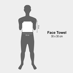 Home Beautiful 200 GSM Beige Microfibre Face Towel - (M3129) Home Beautiful 200 GSM Beige Microfibre Face Towel - (M3129)