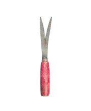 Grubber Tool with Wooden Handle – Heavy Duty Forked Weeder for Removing Weeds, Dandelions & Taproot Plants from Garden Lawn