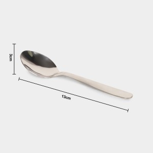 Steel Spoon 1 3 cm Length (Pack of 4)