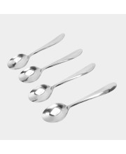 Steel Dessert Spoon 1 8 cm Length (Pack of 4)