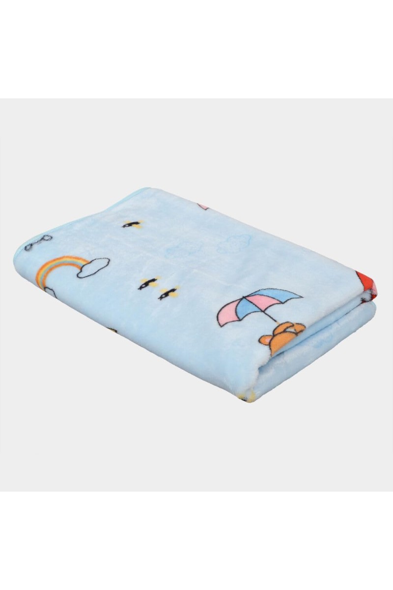 Home Beautiful Blue Polymide Baby Towel - (M3140)