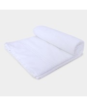 Home Beautiful 250 GSM White Microfiber Bath Towel - (M3272)