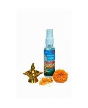 (Set of 2) Gangajal Spray Bottle – 100% Pure Ganga Jal for Pooja & Religious Rituals | Holy Water for Mandir, & Spiritual Use | Easy Spray Bottle (100 ml) (2)