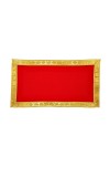 Velvet Pooja Cloth | Bhakti Lehar, Plain Altar Cloth for God Idols, Home Mandir, Temple and Pooja Ghar (13X7)