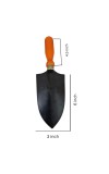 HiTechMart Hand Digging Gardening Trowel – Heavy Duty Garden Shovel with Wooden Handle, Steel Blade for Planting, Weeding, and Soil Digging (Pack of 1)