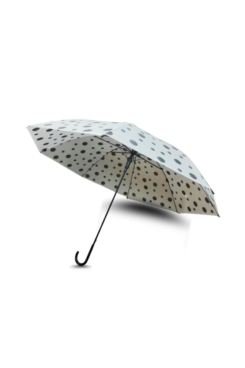 Umbrella For Rain Polka Dot Design, Windproof – Lightweight, Stylish With Power Botten.
