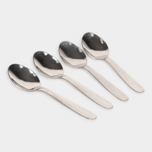 Steel Spoon 1 3 cm Length (Pack of 4)