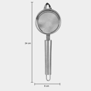 Steel Tea Strainer 24 cm Length (Pack of 1)
