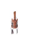 Wooden Guitar Shape Key Holder – Wall Mounted Decorative Key Hanger & Showpiece for Home Décor