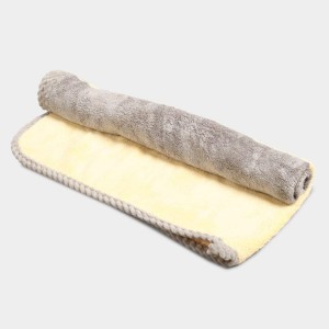 Home Beautiful 250 GSM Beige Microfiber Hand Towel - (M3321)