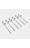 Stainless Steel Spoon, Stainless Steel, 5.6 in Length (Pack of 6)