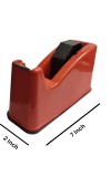 Hitech Sales Tape Dispenser Tabletop for Home, Office, School, Industry – Multipurpose Use with Plastic Body and Steel Blade Cutter + 1 Extra Steel Blade Cutter Free