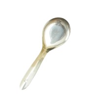 HiTechMart Stainless Steel Serving Spoon – Heavy-Duty Deep Bowl Spoon for Cooking, Rice, and Buffet Serving