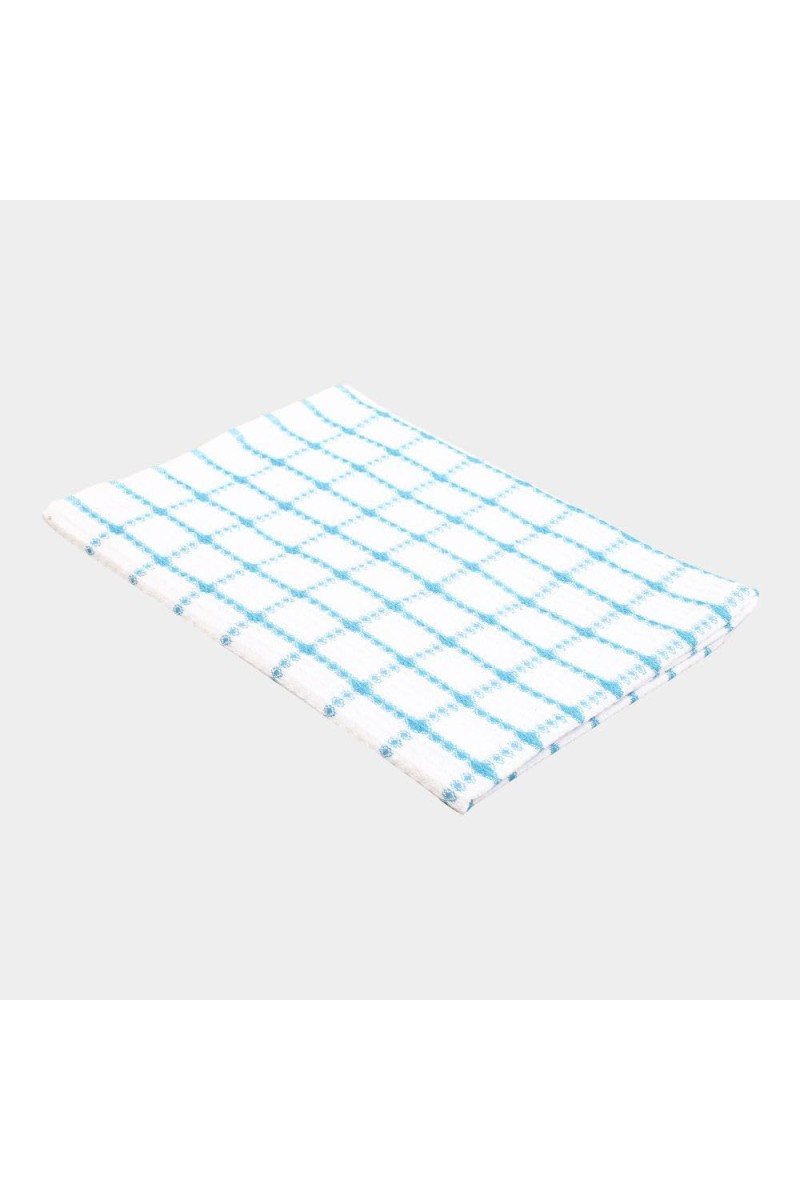 Home Beautiful 220 GSM Blue Cotton Blend Bath Towel - (M3307)