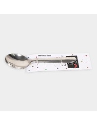 Steel Spoon 1 3 cm Length (Pack of 4)