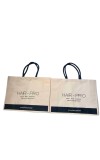 Jute Tote Bag – Reusable Eco-Friendly Shopping Bag with Soft Cotton Handles – Durable Large Burlap Tote for Groceries, Work, Beach, or Daily Use – Stylish Natural Fiber Bag