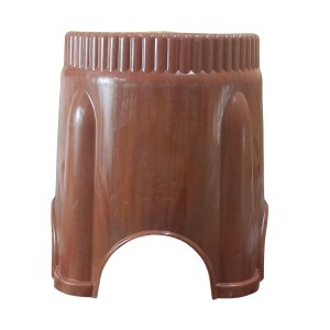 HiTechMart Durable Plastic Multipurpose Stool | Lightweight & Sturdy Sitting Stool for Home, Kitchen & Bathroom | Classic Brown Design with Strong Build