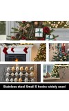 Stainless Steel S Shaped Hooks for Kitchen & Bathroom – Heavy Duty Rust Resistant Hanging Hooks for Utensils, Pots, Clothes & Accessories (Set of 8). (8)